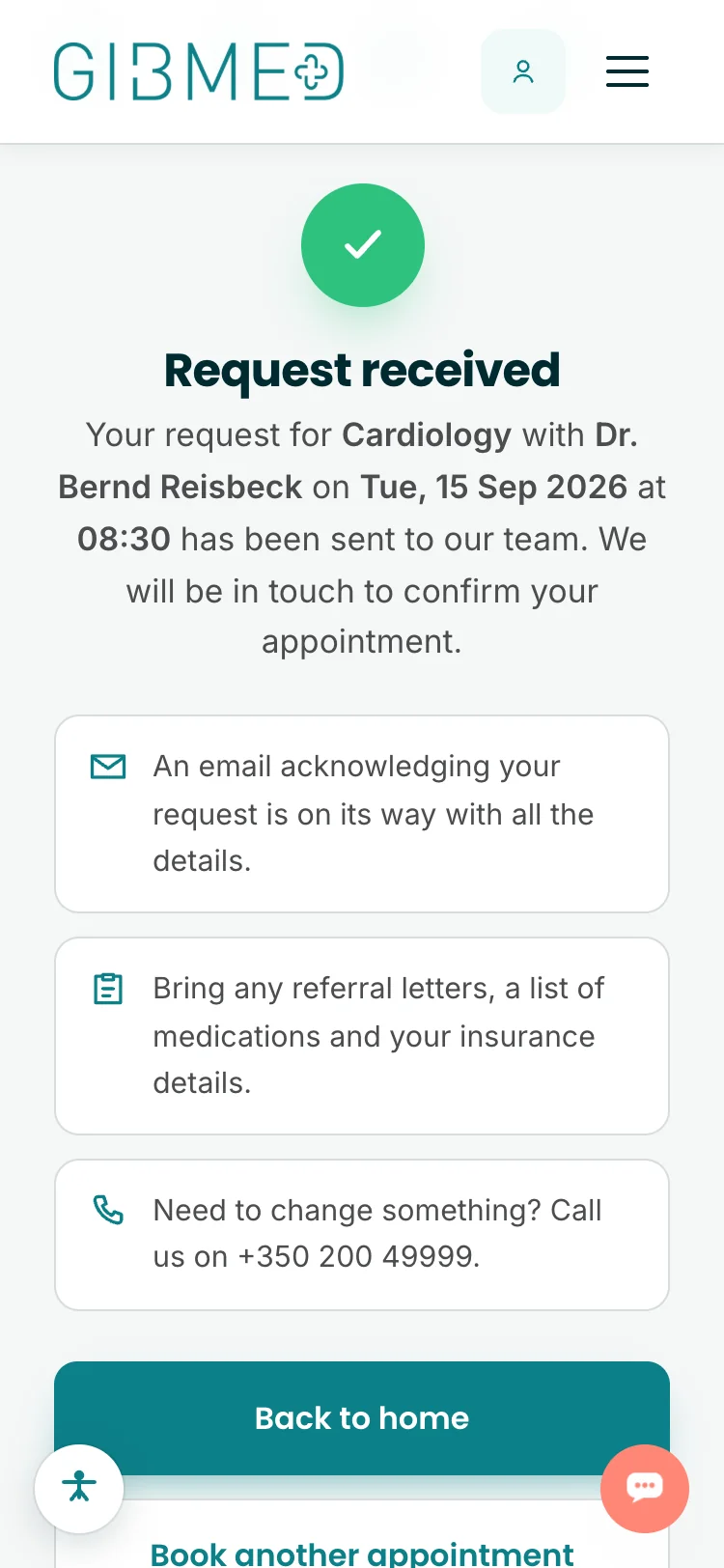 Request received